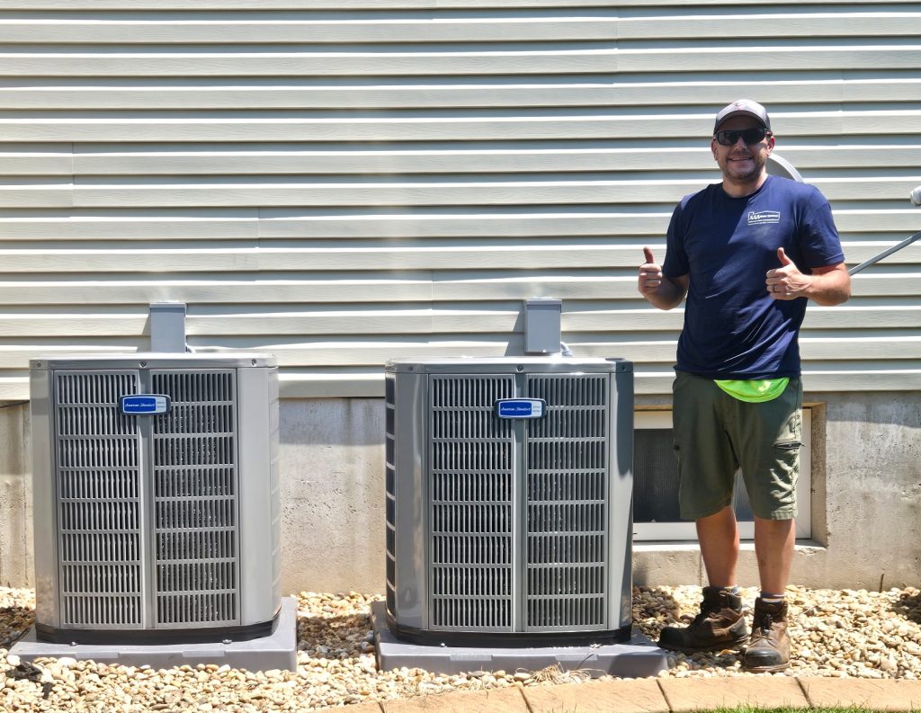 AC Maintenance Tune-Up 1 New AC installation by AAA at a Chesterfield MO home in 2025