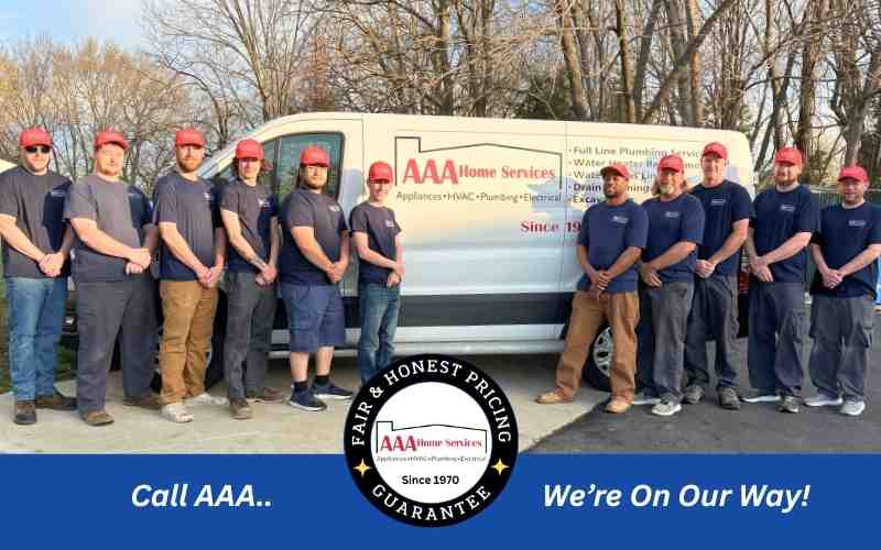 Water heater with visible warning signs - water heater repair Water heater with visible warning signs - water heater repair