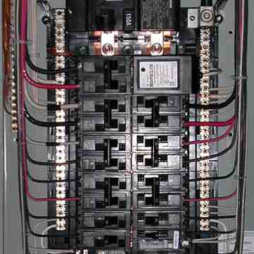 Infographic showing the breakdown of electrical panel installation costs including panel amperage requirements (100-amp, 200-amp, 400-amp), typical labor hours and rates, additional costs for permits and inspections, and common add-ons like rewiring or dedicated circuits - Electrical panel installation cost Infographic showing the breakdown of electrical panel installation costs including panel amperage requirements (100-amp, 200-amp, 400-amp), typical labor hours and rates, additional costs for permits and inspections, and common add-ons like rewiring or dedicated circuits - Electrical panel installation cost
