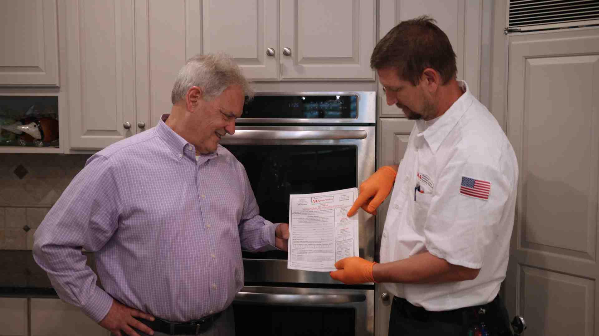 Person changing an HVAC filter - air inside Person changing an HVAC filter - air inside