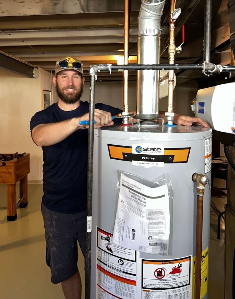 New Water Heaters 1 AAA Plumber with a New Water Heater